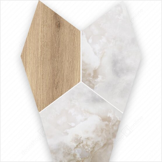 Decor Onice Bianco MAT Wood 28x31
